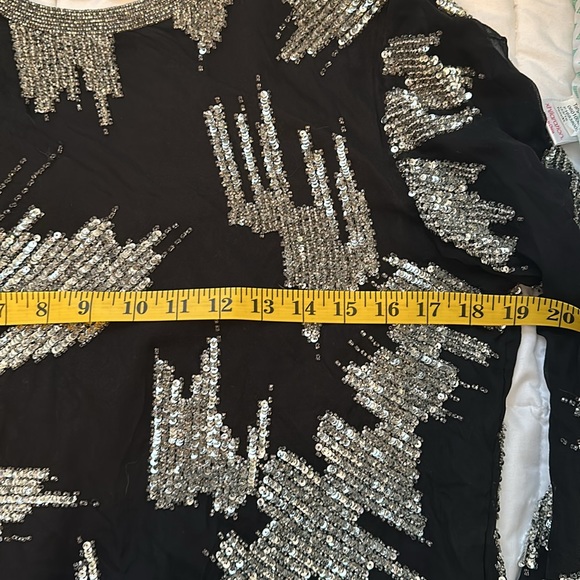 Vintage Oleg Cassini Silk Blouse, Size M - Picture 4 of 8